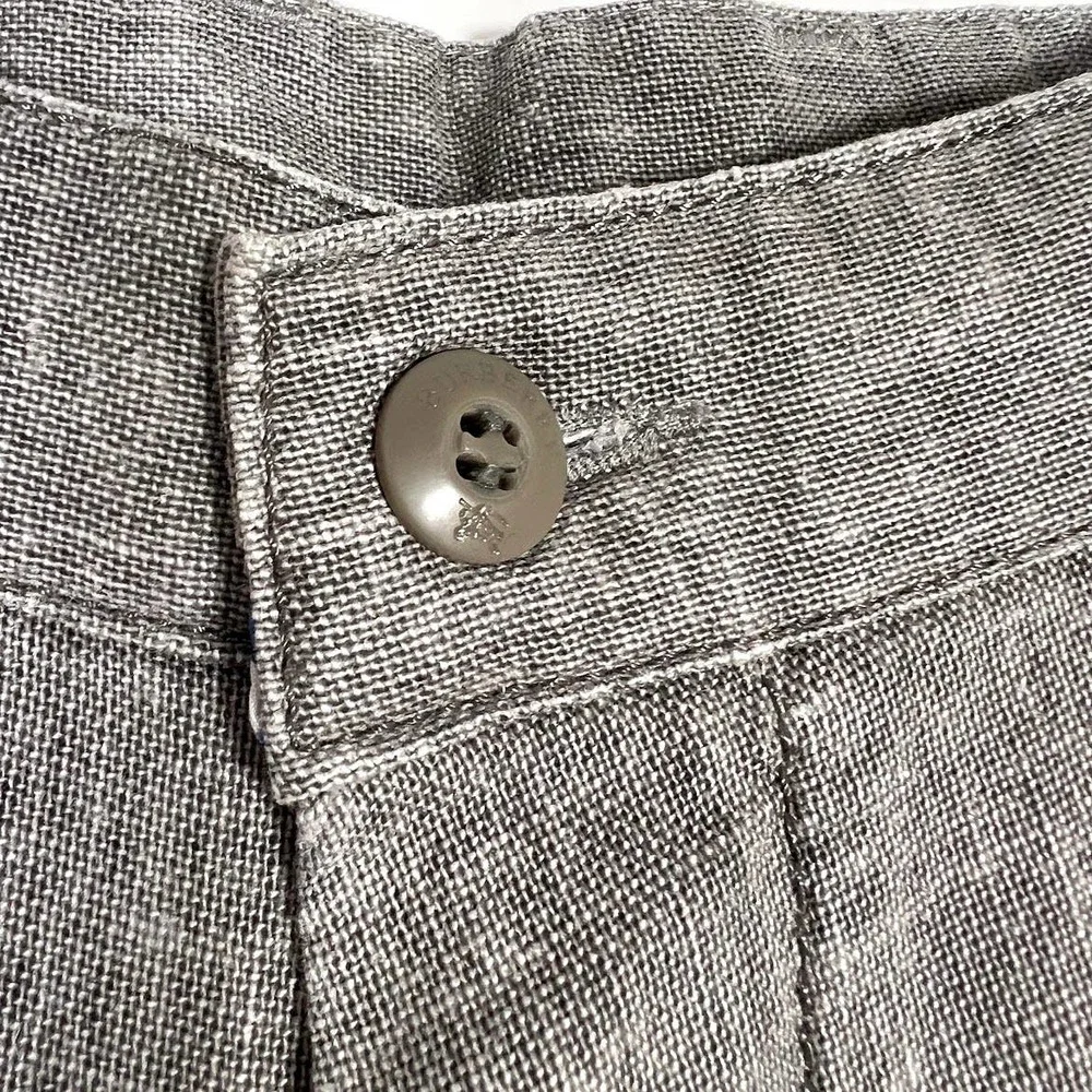 Burberry Brit Men's Straight Leg Dress Pants Size 40 Gray Flat Front Breathable